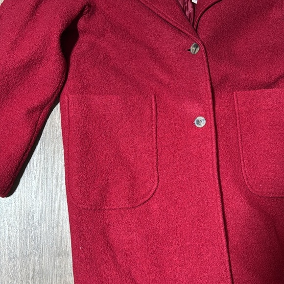 FINAL MARKDOWN! Banana Republic Red Martina Wool Bouclé Coat - Multiple Sizes🔹 - Picture 14 of 16